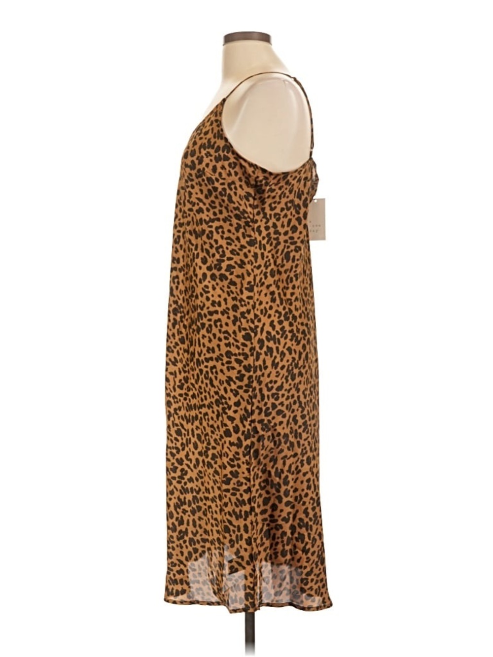 A New Day Leopard Print Slip Dress - Brown - Picture 4 of 7